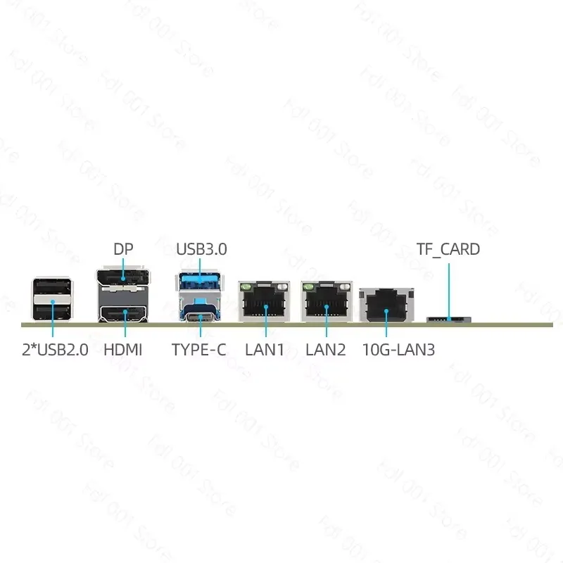 Mini Itx Dual 2.5G Nas Motherboard - Placa-mãe Mini ITX para NAS com