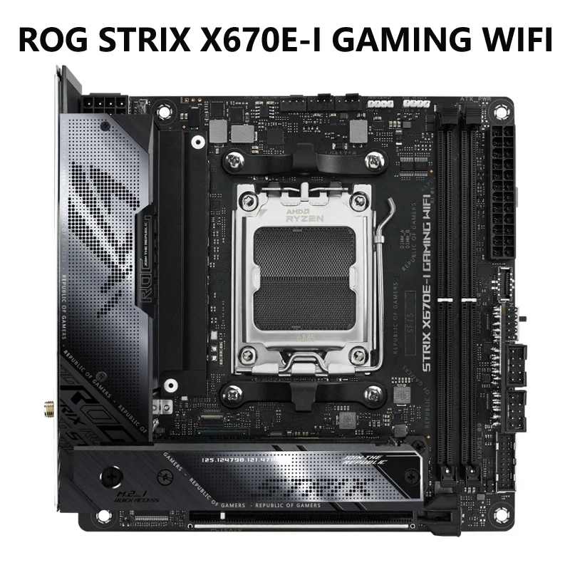 ASUS ROG STRIX X670E-I GAMING  - X670E Itx Motherboard avaliação e preço