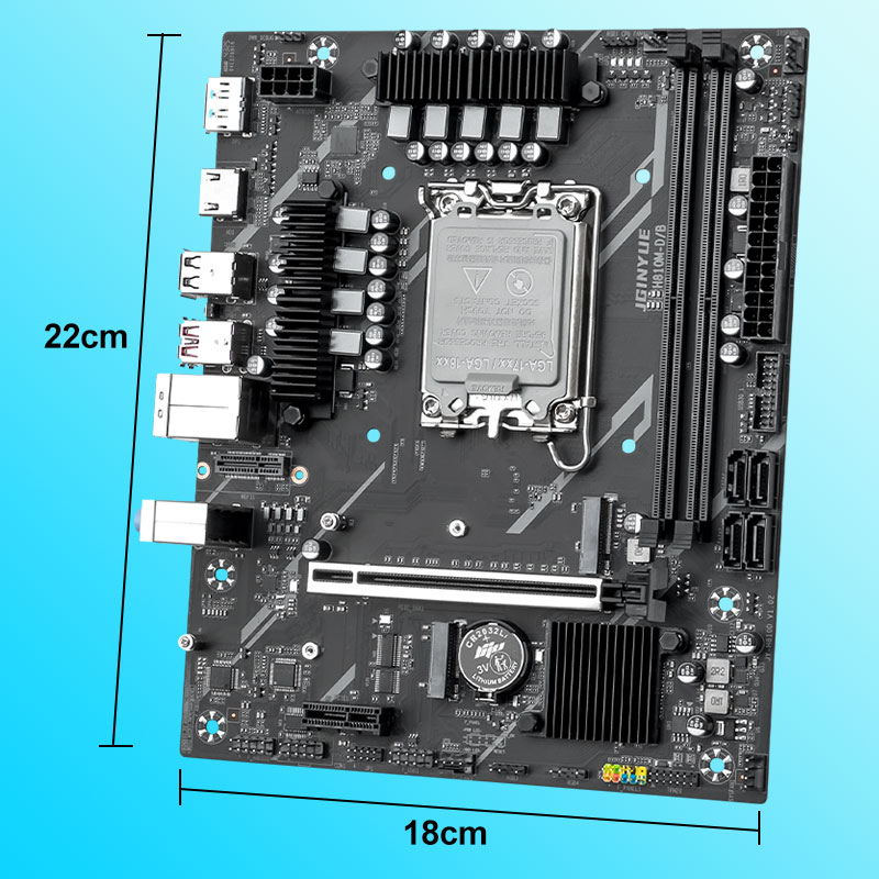 Placa-mãe Micro-ATX H810 Intel - Lga1851 Gaming Motherboard avaliação e preço