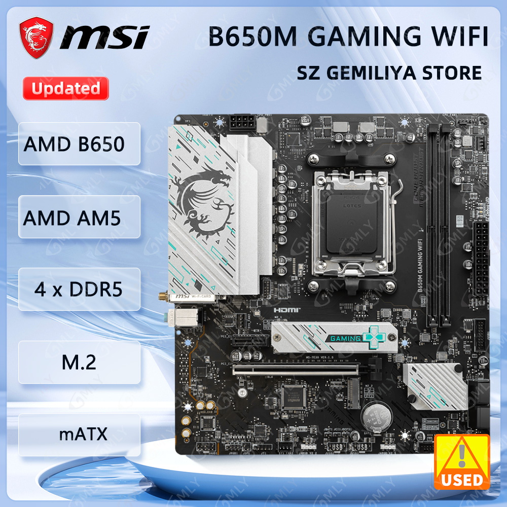 Msi b650m gaming wifi placa-mã - X870E Atx Motherboard avaliação e preço